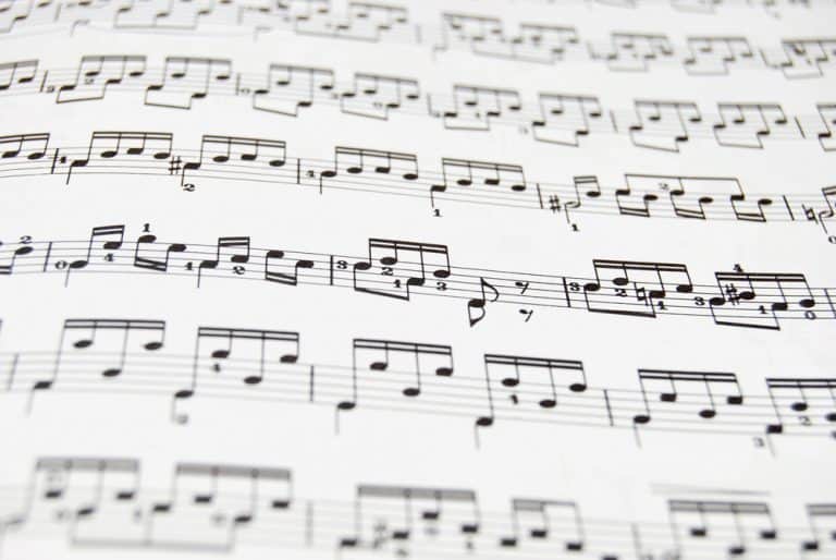 picture of musical notes