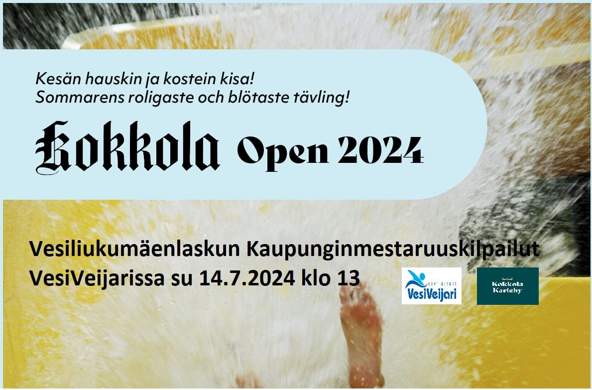 Vesiliukumäenlaskun kaupunginmestaruuskilpailut su 14.7.2024
